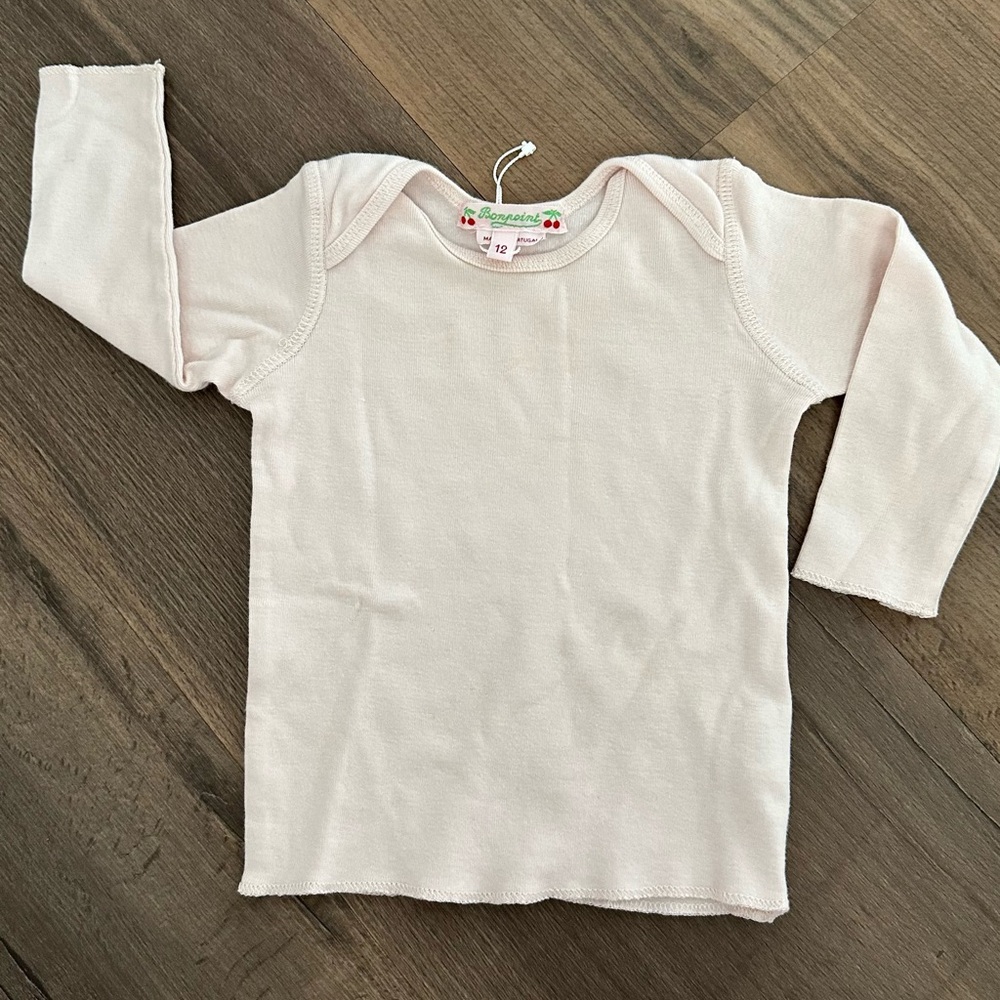 BONPOINT NWOT Cotton Long Sleeve Henley.
